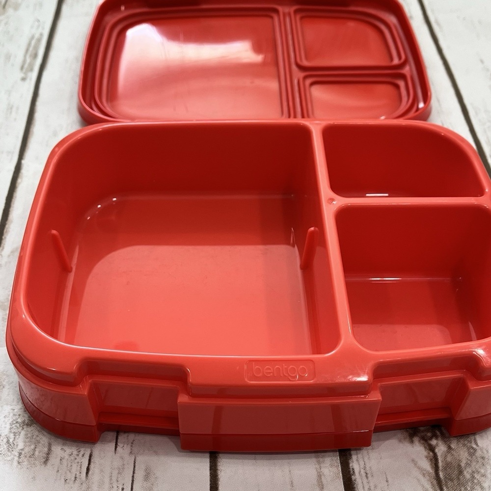 Bentgo Fresh Bento Lunch Box Container Red Divided Tray Compartment Leak Proof - Picture 4 of 9